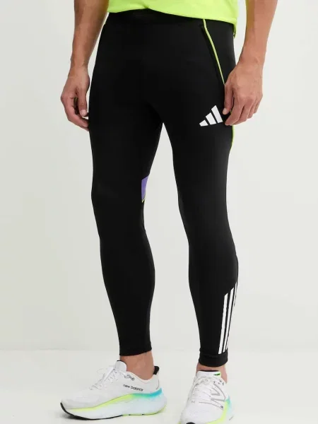 Спортивные штаны Adidas Performance с принтом черные