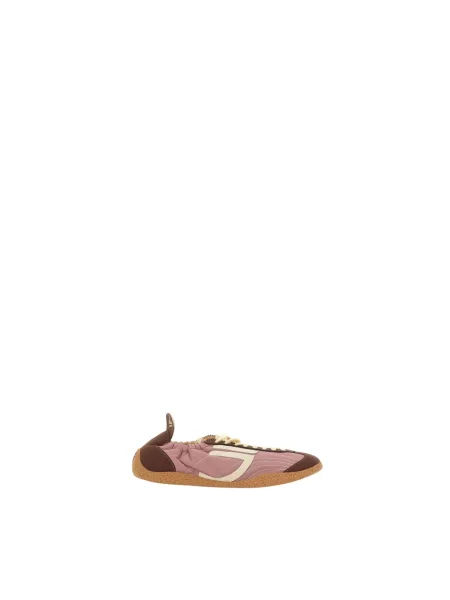 Sneakersy Puraai zamszowe różowe