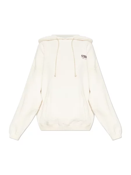 Bluza z kapturem Golden Goose z kapturem beżowa