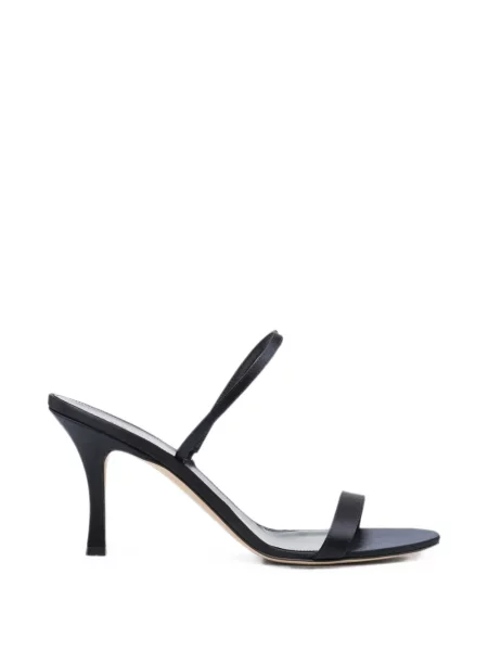 Sandale The Row din satin slingback albastru