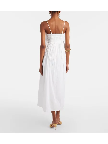 Rochie midi Posse din dantelă alb