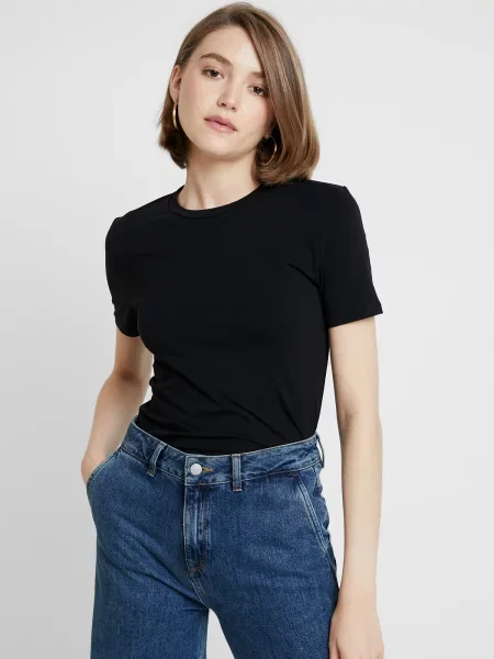 Samsøe Samsøe Tricou ESTER' negru