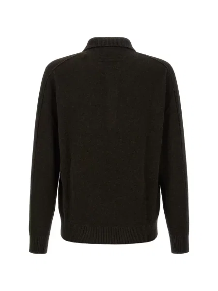 Lung tricou polo Zegna maro