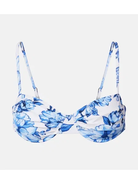 Bikini Farm Rio cu model floral alb