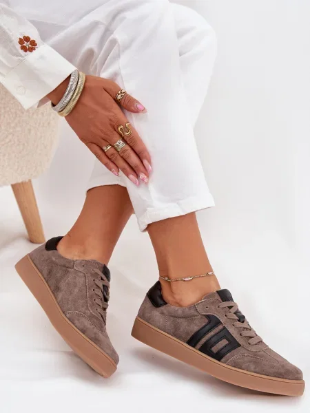 Semišové tenisky Vinceza černé