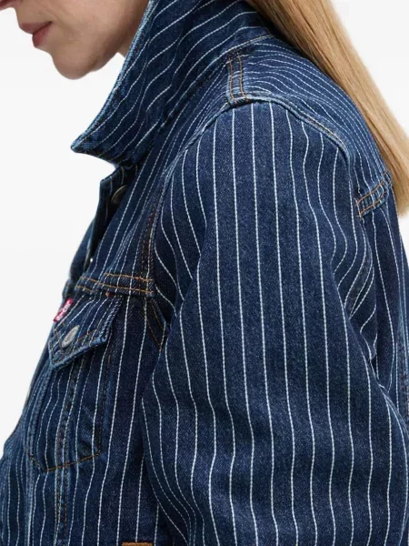 Retro lepršave traperice Levi's® lepršave s izlizanim efektom plava