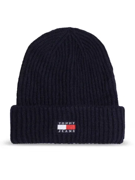 Čiapka Tommy Hilfiger modrá