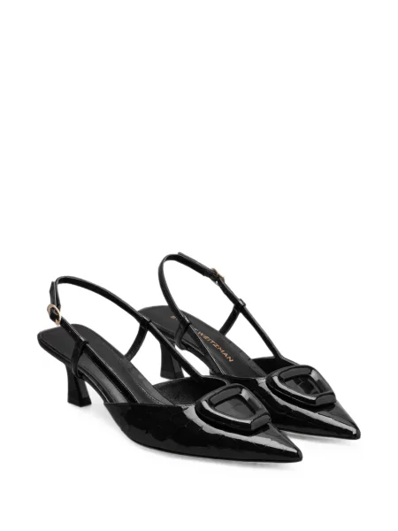 Δερμάτινη γοβάκια Stuart Weitzman μαύρο