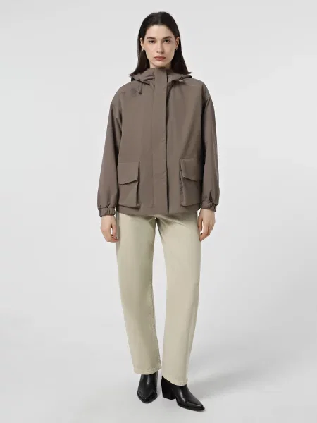 Вітровка Emporio Armani бавовна/поліамід бежевий