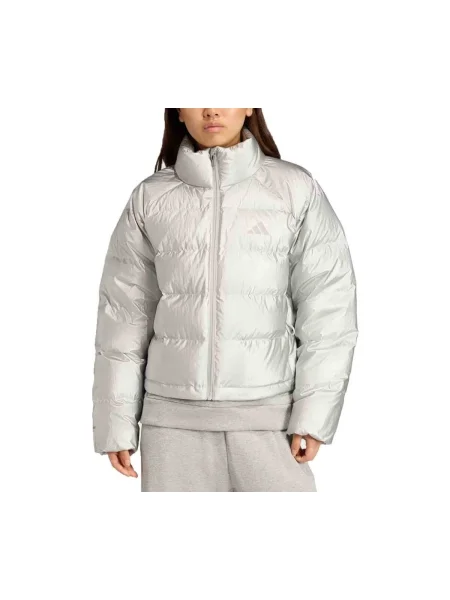 Bunda Adidas strieborná