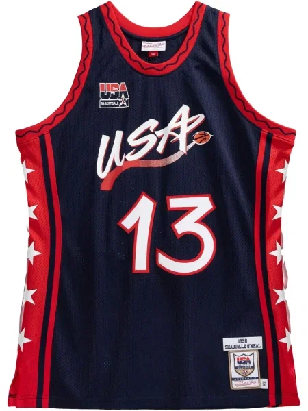 Cămașă Mitchell & Ness din jerseu albastru