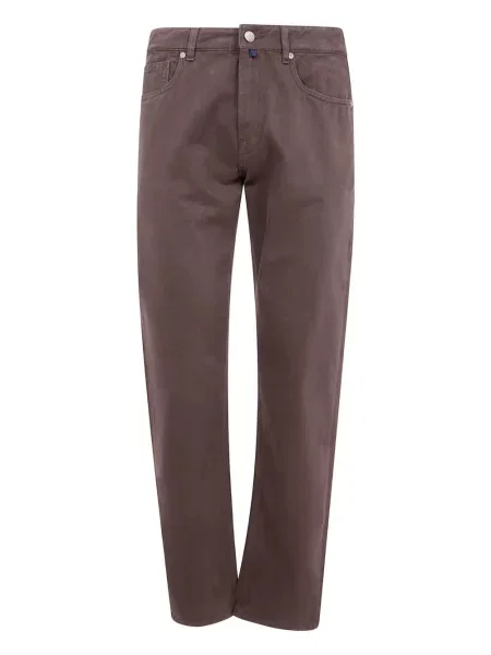 Pantaloni Incotex cu 5 buzunare maro