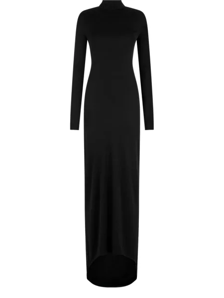 Rochie maxi Tom Ford lungă de costum negru