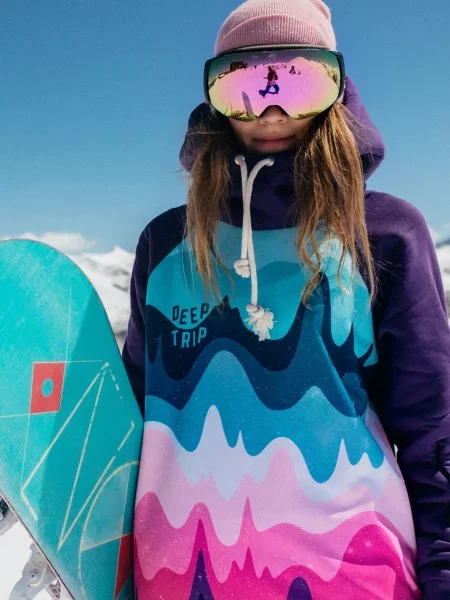 Bluza outdoorowa z kapturem DEEP TRIP Aquafresh softshell