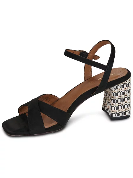 Tamaris Sandale auriu alb negru