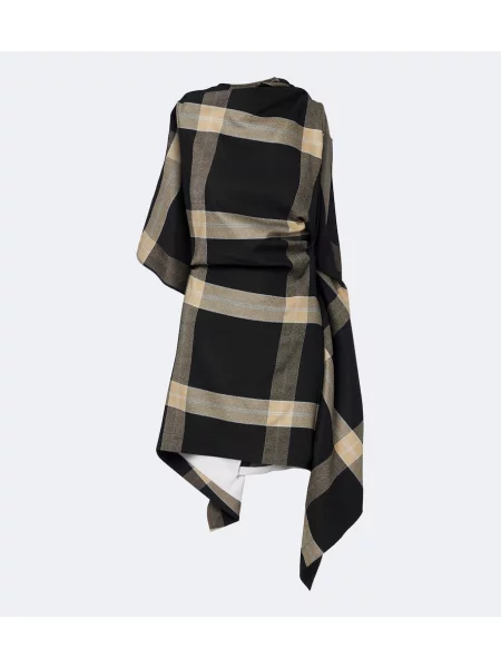 Rochie Loewe în carouri negru