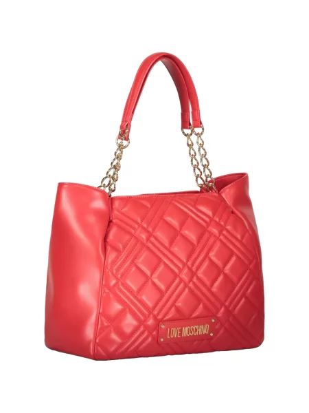 Colier Love Moschino matlasat roșu