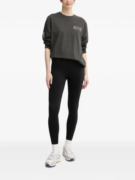 Lung tricou P.e Nation cu imagine gri
