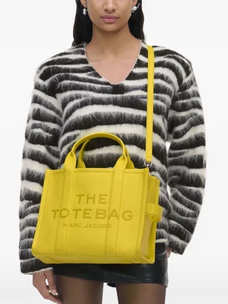 Geantă shopper Marc Jacobs din piele galben