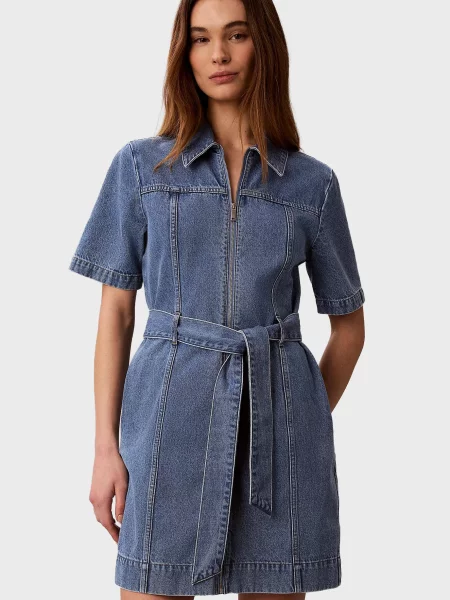 Джинсовое платье Calvin Klein Jeans синее
