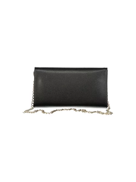 Lniana torebka crossbody Valentino Bags czarna