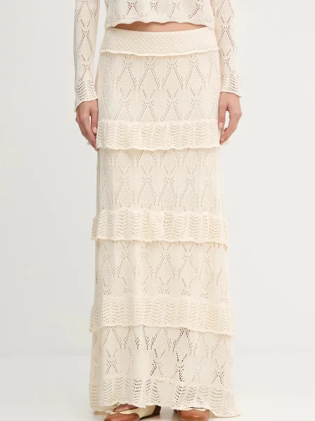 Hoss Intropia fustă maxi evazați bej