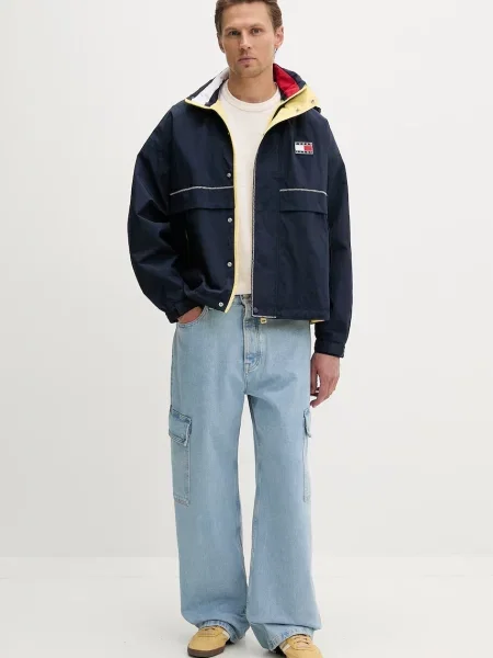 Tommy Jeans μεταβατικό μπουφάν ανδρικό μπλε