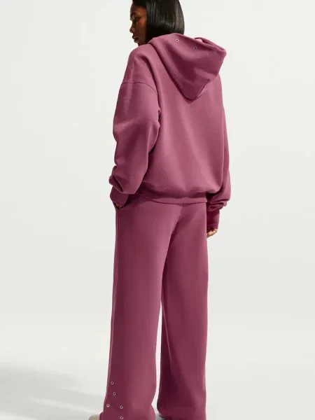 Nike Sportswear pantaloni de trening pentru femei cu Studio Fleece roz