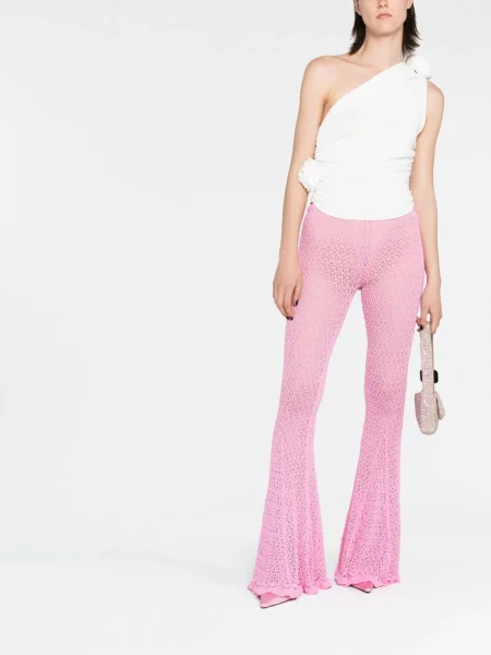 Megztos kelnės Blumarine įsiliepsnojo rožinė