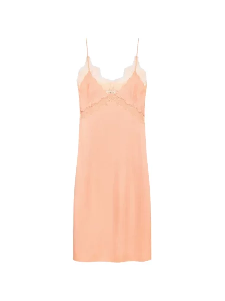 Rochie midi Anine Bing din dantelă portocaliu