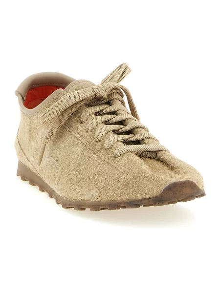 Buty do tenisa Jacquemus skórzane do tenisa beżowe