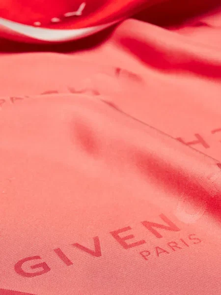 Svileni šal Givenchy crvena