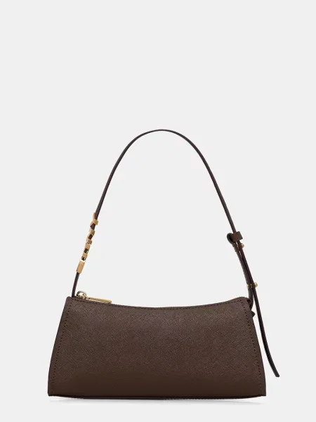 Кожена чанта Dkny черно