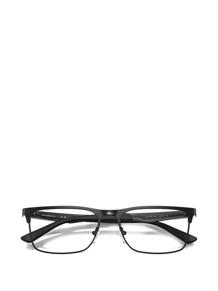 Ochelari de soare dreptunghiulari Emporio Armani negru