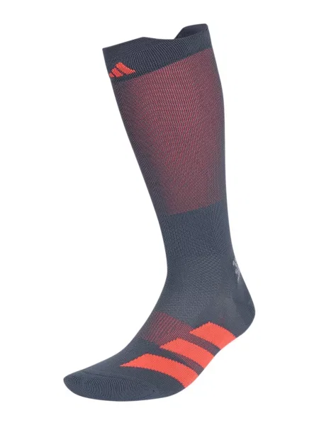 ADIDAS PERFORMANCE Sportske čarape Adizero tamo siva / narančasto crvena bijela