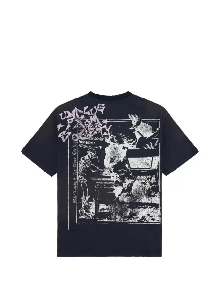 Tricou Boredom Kills zdrențuiți negru