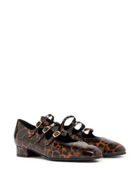 Balerini Carel Paris cu imagine cu model leopard maro