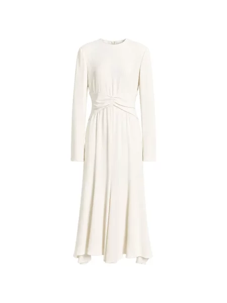 Lung rochie midi Alberta Ferretti alb