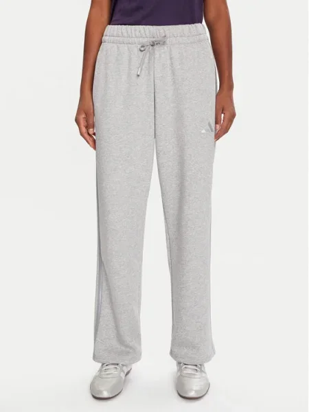 Adidas Долнище анцуг Holiday Fleece сив