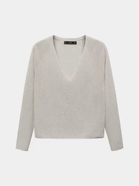 MANGO Kling Джемпер сірий