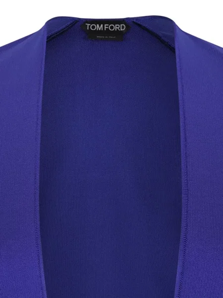 Rochie maxi Tom Ford cu decolteu în V albastru
