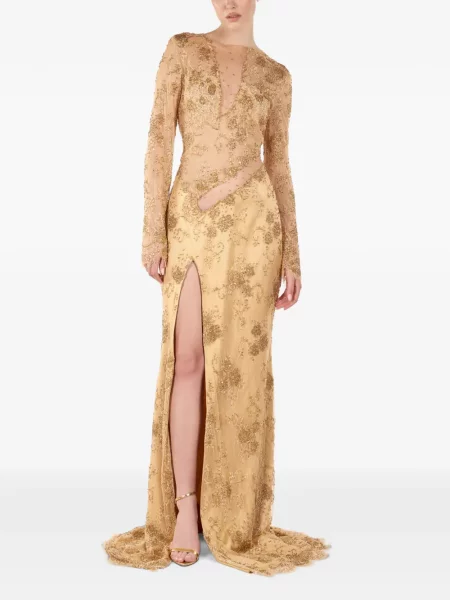 Rochie maxi Andreea Veneciuc din dantelă