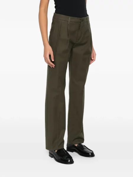 Pantaloni Aspesi plisate maro