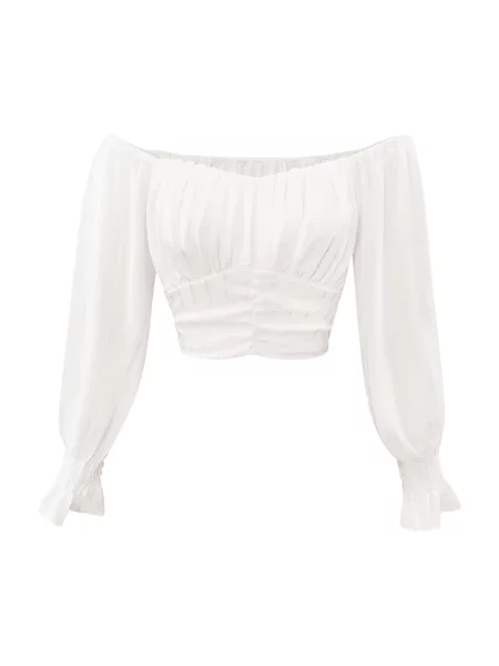 Imily Bela Halenka stříbrná bílá