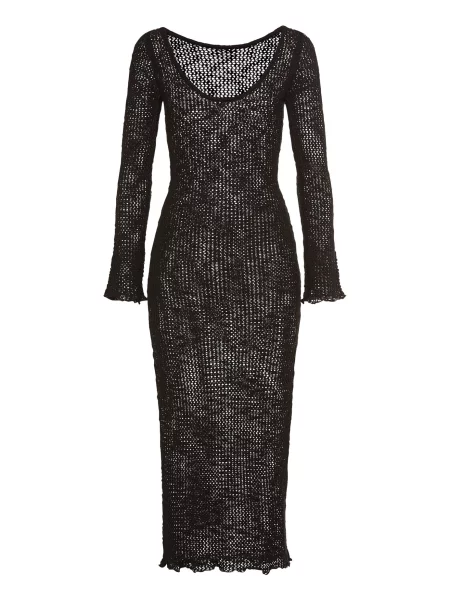 LSCN by LASCANA Pletena obleka črna