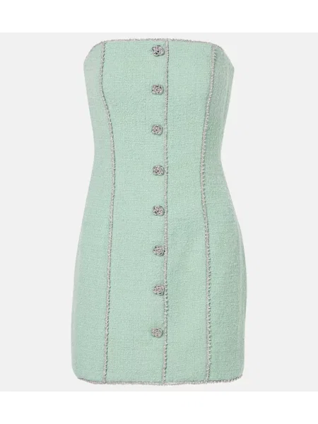 Rochie Rotate de lână verde