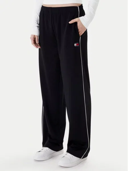 Trenirka Tommy Jeans črna