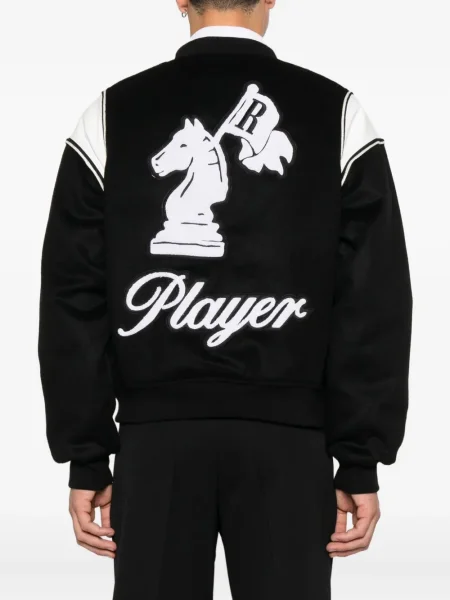 Geacă bomber Rhude cu broderie negru