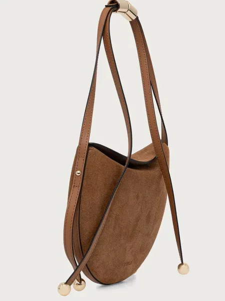 Замшевая сумка через плечо Furla