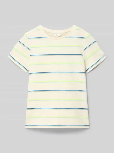 Krój regular fit t-shirt z mieszanki bawełny S.oliver Red Label